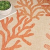 image:imageNourison Home Garden Oasis Coral 3 x 5 Area Rug  Easy Clean Non Shedding Bed Room Living Room Dining Room Kitchen 3 x 5Coral