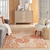 image:imageNourison Home Garden Oasis Coral 3 x 5 Area Rug  Easy Clean Non Shedding Bed Room Living Room Dining Room Kitchen 3 x 5Coral