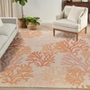 image:imageNourison Home Garden Oasis Coral 3 x 5 Area Rug  Easy Clean Non Shedding Bed Room Living Room Dining Room Kitchen 3 x 5Coral