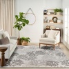 image:imageNourison Home Garden Oasis Coral 3 x 5 Area Rug  Easy Clean Non Shedding Bed Room Living Room Dining Room Kitchen 3 x 5Grey