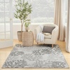 image:imageNourison Home Garden Oasis Coral 3 x 5 Area Rug  Easy Clean Non Shedding Bed Room Living Room Dining Room Kitchen 3 x 5Grey