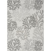 image:imageNourison Home Garden Oasis Coral 3 x 5 Area Rug  Easy Clean Non Shedding Bed Room Living Room Dining Room Kitchen 3 x 5Grey