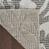 image:imageNourison Home Garden Oasis Coral 3 x 5 Area Rug  Easy Clean Non Shedding Bed Room Living Room Dining Room Kitchen 3 x 5Grey