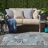 image:imageNourison Home Garden Oasis Green Ivory 6 x 9 Area Rug  Easy Clean Non Shedding Bed Room Living Room Dining Room Kitchen 6 x 9Blue