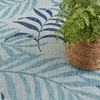 image:imageNourison Home Garden Oasis Green Ivory 6 x 9 Area Rug  Easy Clean Non Shedding Bed Room Living Room Dining Room Kitchen 6 x 9Blue