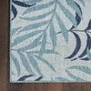 image:imageNourison Home Garden Oasis Green Ivory 6 x 9 Area Rug  Easy Clean Non Shedding Bed Room Living Room Dining Room Kitchen 6 x 9Blue