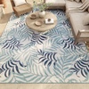 image:imageNourison Home Garden Oasis Green Ivory 6 x 9 Area Rug  Easy Clean Non Shedding Bed Room Living Room Dining Room Kitchen 6 x 9Blue