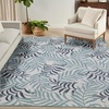 image:imageNourison Home Garden Oasis Green Ivory 6 x 9 Area Rug  Easy Clean Non Shedding Bed Room Living Room Dining Room Kitchen 6 x 9Blue