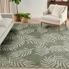 image:imageNourison Home Garden Oasis Green Ivory 6 x 9 Area Rug  Easy Clean Non Shedding Bed Room Living Room Dining Room Kitchen 6 x 9Green Ivory