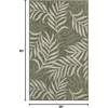 image:imageNourison Home Garden Oasis Green Ivory 6 x 9 Area Rug  Easy Clean Non Shedding Bed Room Living Room Dining Room Kitchen 6 x 9Green Ivory