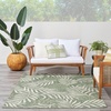 image:imageNourison Home Garden Oasis Green Ivory 6 x 9 Area Rug  Easy Clean Non Shedding Bed Room Living Room Dining Room Kitchen 6 x 9Green Ivory