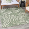 image:imageNourison Home Garden Oasis Green Ivory 6 x 9 Area Rug  Easy Clean Non Shedding Bed Room Living Room Dining Room Kitchen 6 x 9Green Ivory