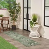 image:imageNourison Home Garden Oasis Green Ivory 6 x 9 Area Rug  Easy Clean Non Shedding Bed Room Living Room Dining Room Kitchen 6 x 9Green Ivory