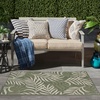 image:imageNourison Home Garden Oasis Green Ivory 6 x 9 Area Rug  Easy Clean Non Shedding Bed Room Living Room Dining Room Kitchen 6 x 9Green Ivory