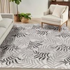 image:imageNourison Home Garden Oasis Green Ivory 6 x 9 Area Rug  Easy Clean Non Shedding Bed Room Living Room Dining Room Kitchen 6 x 9Grey