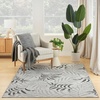 image:imageNourison Home Garden Oasis Green Ivory 6 x 9 Area Rug  Easy Clean Non Shedding Bed Room Living Room Dining Room Kitchen 6 x 9Grey
