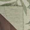 image:imageNourison Home Garden Oasis Green Ivory 6 x 9 Area Rug  Easy Clean Non Shedding Bed Room Living Room Dining Room Kitchen 6 x 9Ivory Green