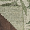 image:imageNourison Home Garden Oasis Green Ivory 6 x 9 Area Rug  Easy Clean Non Shedding Bed Room Living Room Dining Room Kitchen 6 x 9Ivory Green