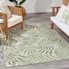 image:imageNourison Home Garden Oasis Green Ivory 6 x 9 Area Rug  Easy Clean Non Shedding Bed Room Living Room Dining Room Kitchen 6 x 9Ivory Green