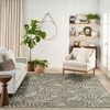 image:imageNourison Home Garden Oasis Green Ivory 6 x 9 Area Rug  Easy Clean Non Shedding Bed Room Living Room Dining Room Kitchen 6 x 9Ivory Green