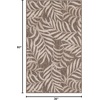 image:imageNourison Home Garden Oasis Green Ivory 6 x 9 Area Rug  Easy Clean Non Shedding Bed Room Living Room Dining Room Kitchen 6 x 9Mocha