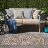 image:imageNourison Home Garden Oasis Green Ivory 6 x 9 Area Rug  Easy Clean Non Shedding Bed Room Living Room Dining Room Kitchen 6 x 9Mocha