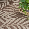 image:imageNourison Home Garden Oasis Green Ivory 6 x 9 Area Rug  Easy Clean Non Shedding Bed Room Living Room Dining Room Kitchen 6 x 9Mocha