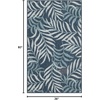 image:imageNourison Home Garden Oasis Green Ivory 6 x 9 Area Rug  Easy Clean Non Shedding Bed Room Living Room Dining Room Kitchen 6 x 9Navy