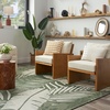 image:imageNourison Home Garden Oasis Green Ivory 9 x 12 Area Rug  Easy Clean Non Shedding Bed Room Living Room Dining Room Kitchen 9 x 12