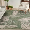 image:imageNourison Home Garden Oasis Green Ivory 9 x 12 Area Rug  Easy Clean Non Shedding Bed Room Living Room Dining Room Kitchen 9 x 12