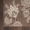 image:imageNourison Home Garden Oasis Mocha 3 x 5 Area Rug  Easy Clean Non Shedding Bed Room Living Room Dining Room Kitchen 3 x 5Mocha