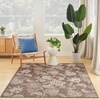 image:imageNourison Home Garden Oasis Mocha 3 x 5 Area Rug  Easy Clean Non Shedding Bed Room Living Room Dining Room Kitchen 3 x 5Mocha