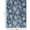 image:imageNourison Home Garden Oasis Mocha 3 x 5 Area Rug  Easy Clean Non Shedding Bed Room Living Room Dining Room Kitchen 3 x 5Navy