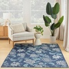 image:imageNourison Home Garden Oasis Mocha 3 x 5 Area Rug  Easy Clean Non Shedding Bed Room Living Room Dining Room Kitchen 3 x 5Navy