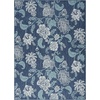 image:imageNourison Home Garden Oasis Mocha 3 x 5 Area Rug  Easy Clean Non Shedding Bed Room Living Room Dining Room Kitchen 3 x 5Navy