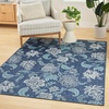 image:imageNourison Home Garden Oasis Mocha 3 x 5 Area Rug  Easy Clean Non Shedding Bed Room Living Room Dining Room Kitchen 3 x 5Navy