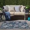 image:imageNourison Home Garden Oasis Mocha 3 x 5 Area Rug  Easy Clean Non Shedding Bed Room Living Room Dining Room Kitchen 3 x 5Navy