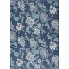 image:imageNourison Home Garden Oasis Mocha 3 x 5 Area Rug  Easy Clean Non Shedding Bed Room Living Room Dining Room Kitchen 3 x 5Navy