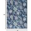 image:imageNourison Home Garden Oasis Mocha 3 x 5 Area Rug  Easy Clean Non Shedding Bed Room Living Room Dining Room Kitchen 3 x 5Navy