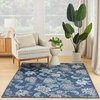 image:imageNourison Home Garden Oasis Mocha 3 x 5 Area Rug  Easy Clean Non Shedding Bed Room Living Room Dining Room Kitchen 3 x 5Navy