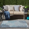 image:imageNourison Home Garden Oasis Navy 2 x 4 Area Rug  Easy Clean Non Shedding Bed Room Living Room Dining Room Kitchen 2 x 4Navy