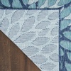 image:imageNourison Home Garden Oasis Navy 2 x 4 Area Rug  Easy Clean Non Shedding Bed Room Living Room Dining Room Kitchen 2 x 4Navy