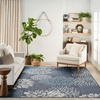 image:imageNourison Home Garden Oasis Navy 9 x 12 Area Rug  Easy Cleaning Non Shedding Bed Room Living Room Dining Room Kitchen 9 x 12Navy