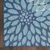 image:imageNourison Home Garden Oasis Navy 9 x 12 Area Rug  Easy Cleaning Non Shedding Bed Room Living Room Dining Room Kitchen 9 x 12Navy