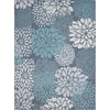 image:imageNourison Home Garden Oasis Navy 9 x 12 Area Rug  Easy Cleaning Non Shedding Bed Room Living Room Dining Room Kitchen 9 x 12Navy