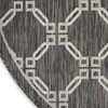 image:imageNourison Home Garden Party Ivory Blue 710 x Round Area Rug Traditional Trellis Bed Room Living Room Dining Room Kitchen Easy Clean Non Shedding 8 RoundCharcoal