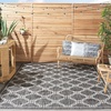 image:imageNourison Home Garden Party Ivory Blue 710 x Round Area Rug Traditional Trellis Bed Room Living Room Dining Room Kitchen Easy Clean Non Shedding 8 RoundIvory Blue