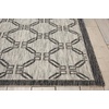 image:imageNourison Home Garden Party Ivory Blue 710 x Round Area Rug Traditional Trellis Bed Room Living Room Dining Room Kitchen Easy Clean Non Shedding 8 RoundIvoryCharcoal