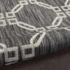 image:imageNourison Home Garden Party Ivory Blue 710 x Round Area Rug Traditional Trellis Bed Room Living Room Dining Room Kitchen Easy Clean Non Shedding 8 RoundCharcoal