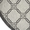 image:imageNourison Home Garden Party Ivory Blue 710 x Round Area Rug Traditional Trellis Bed Room Living Room Dining Room Kitchen Easy Clean Non Shedding 8 RoundIvoryCharcoal